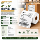 4 x 6 Direct Thermal Shipping Labels – 450 Labels