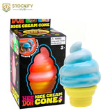 NeeDoh Nice Cream Cone Squishy Toy – Soft Sensory Ice Cream Fidget Toy for Stress Relief