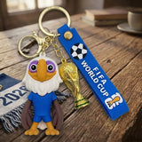 Official FIFA 2026 Clutch Mascot Keychain – Soccer Tournament Collectible Backpack Clip