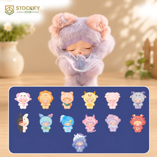 YUMO Zodiac Series Plush Blind Box | Zodiac Mystery Collectible Plush