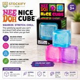 NeeDoh Nice Cube (Assorted Colors) – 1 Pack