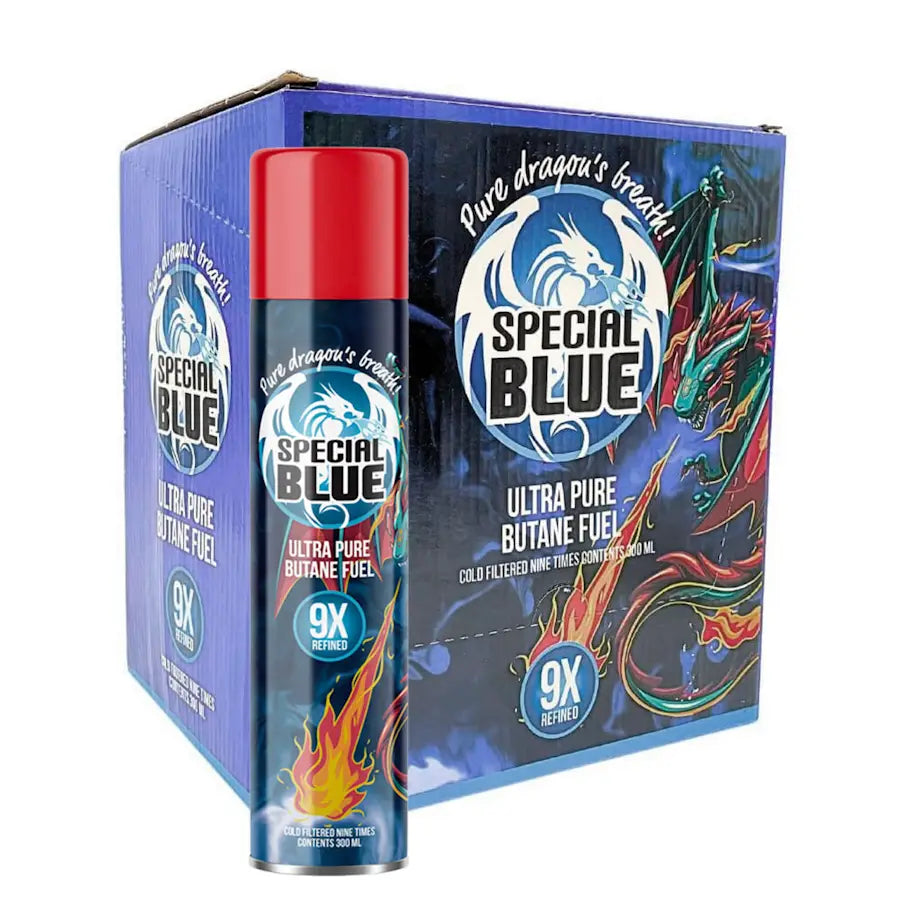 Special Blue 9X Ultra Pure Butane – 300ml (12-Count Display Box)