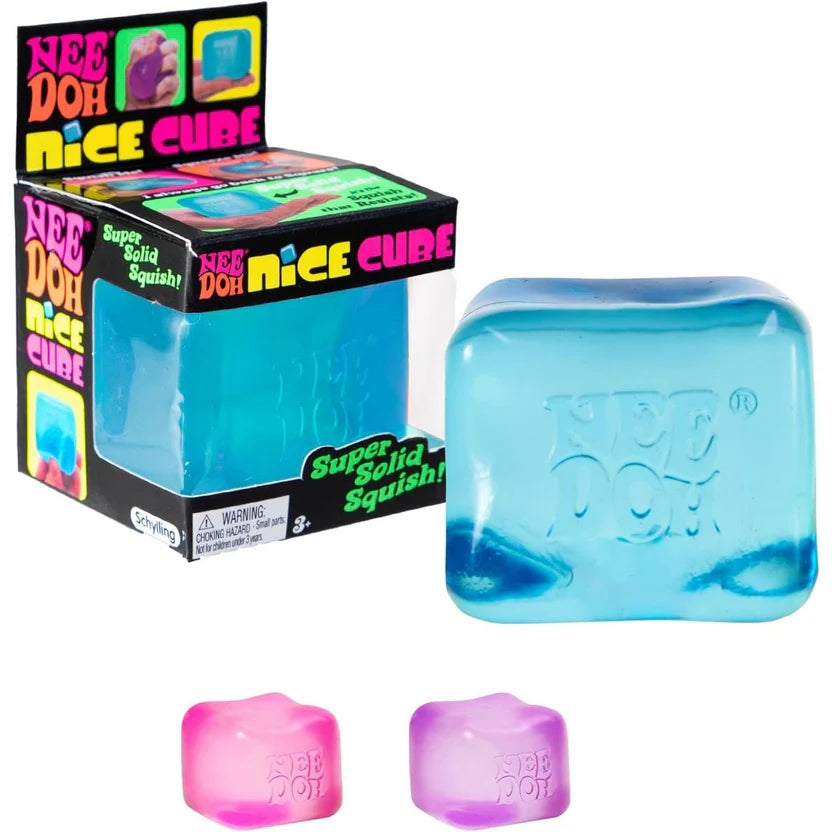 NeeDoh Nice Cube (Assorted Colors) – 1 Pack