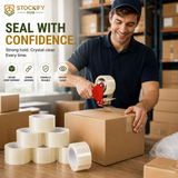 3 Inch Clear Packaging Tape (3" x 110 Yards) – 24 Pcs/Carton
