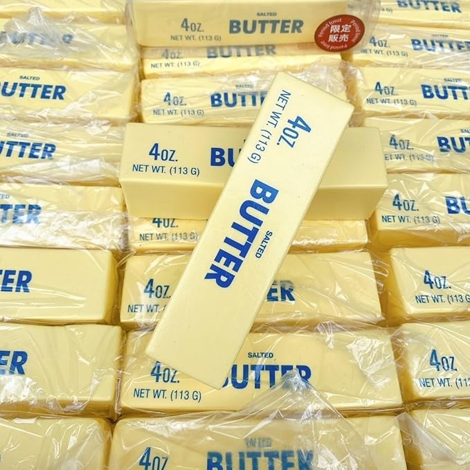 4oz Jumbo Butter Squishy Toy for Kids & Adults – Realistic Slow Rising Food Fidget Stress Relief Toy