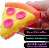 NeeDoh Squeezza Pizza Squishy Toy – Soft Sensory Pizza Fidget Toy (3 Assorted Colours)