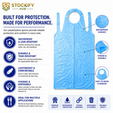 Polyethylene Aprons – 10 x 100 Pcs/Carton