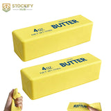 4oz Jumbo Butter Squishy Toy for Kids & Adults – Realistic Slow Rising Food Fidget Stress Relief Toy