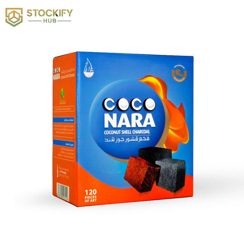 Coco Nara Hookah Charcoal | 120pcs Per Box | CN-120