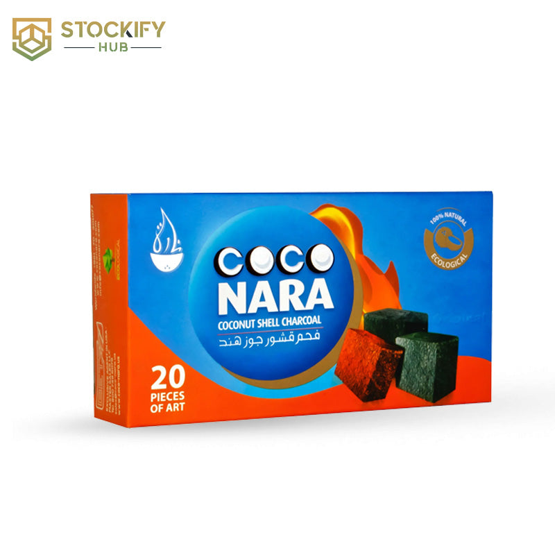 Coco Nara Hookah Charcoal | 20pcs Per Box | CN-20