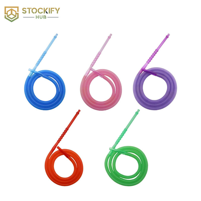 Premium Hookah Hose Set (5-Piece Pack) – Washable, Flexible Shisha Pipes