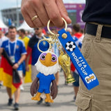 Official FIFA 2026 Clutch Mascot Keychain – Soccer Tournament Collectible Backpack Clip