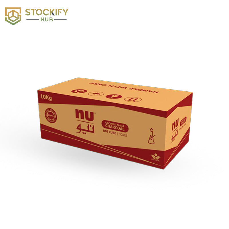 NU Big Cubes | Hookah Charcoal | 10kg Bulk For Lounges