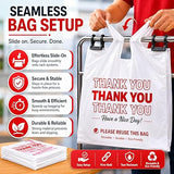 SSR Small Thank You Plastic Shopping Bags – 1000 Count Box