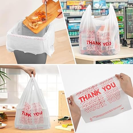 SSR Large Thank You Plastic Shopping Bags – 1000 Count Box