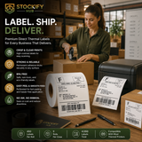 4 x 6 Direct Thermal Shipping Labels – 450 Labels