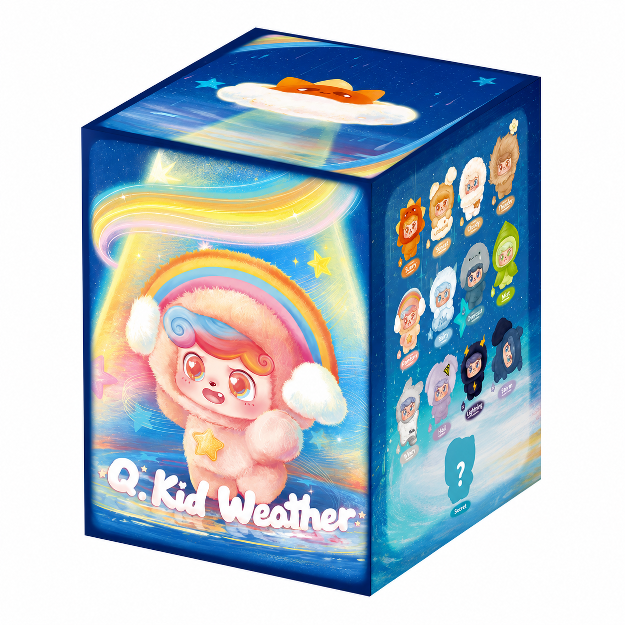 Q.Kid Weather Series MINI Plush Blind Box | Cute Mystery Collectible Plush