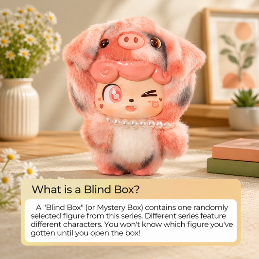 Q Kid Q Pet Series Blind Box | Cute Mystery Collectible Figure