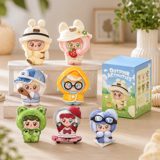 Q.Kid Outdoor Activities Series Blind Box | Adventure Mystery Collectible Figure