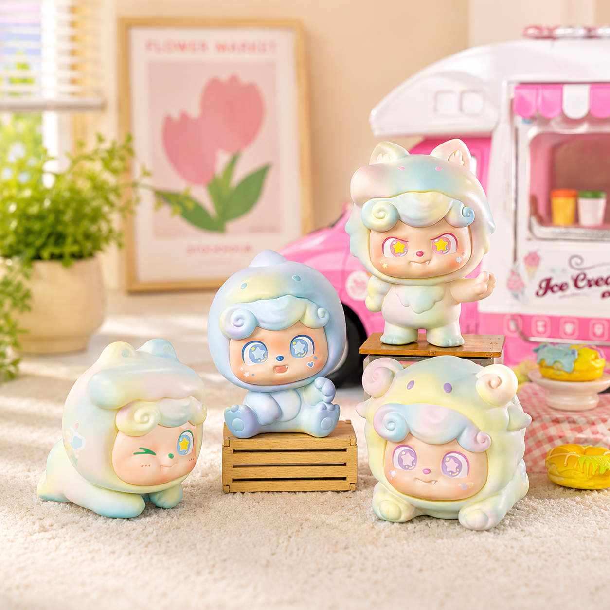 Q KID Super Q Team Series Mini PVC Blind Box | Mystery Designer Collectible Figure
