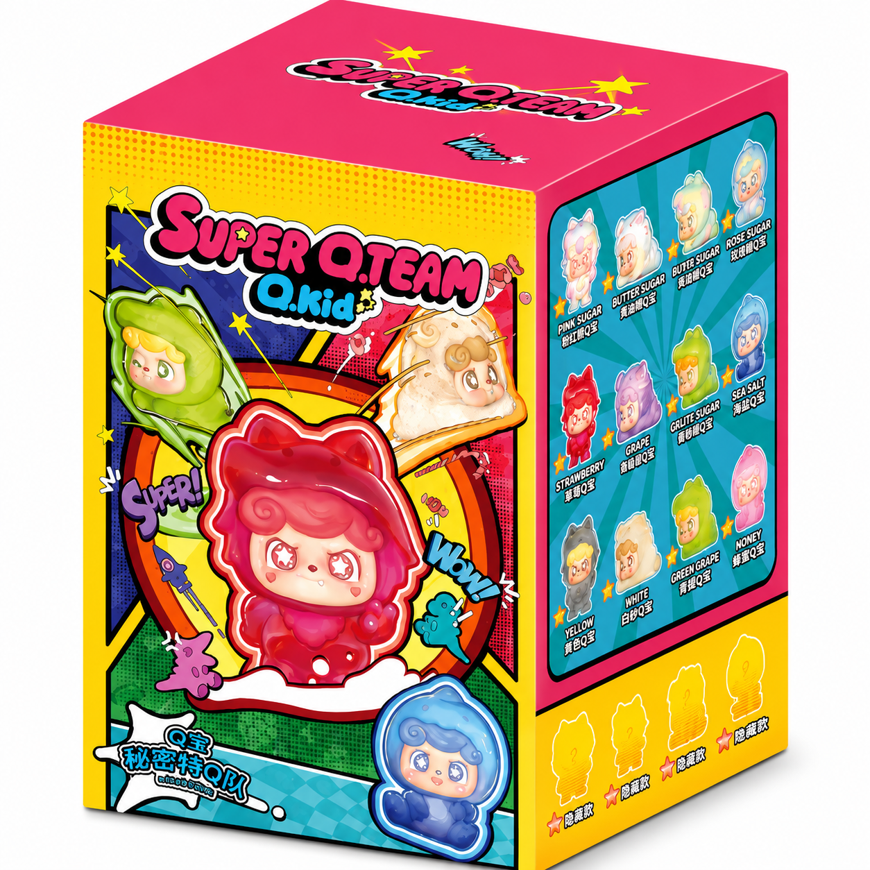 Q KID Super Q Team Series Mini PVC Blind Box | Mystery Designer Collectible Figure