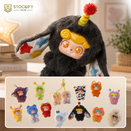 Q.Kid Wave Club Series MINI Plush Blind Box | Mystery Designer Collectible